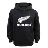 All Blacks Rugby Hoodie for Age 4 to 16 - Kids Teens Small Women