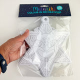 Pack of 36 Colour In Matariki Stars Decorations