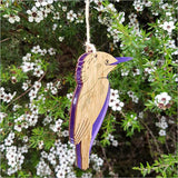 NZ Kotare Kingfisher Hanging Ornament