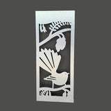 NZ Fantail on Kowhai Aluminium Panel