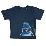 Super Cute Navy NZ Kids Penguin T-shirt