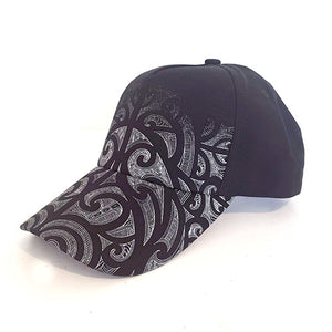 Fabulous Maori Tattoo Print Black Cap