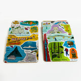 NZ Tourist Destination Souvenir Coasters