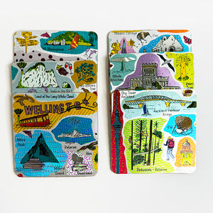 NZ Tourist Destination Souvenir Coasters