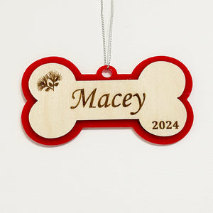 Personalised NZ Dog Christmas Ornament