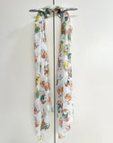 Pretty Native NZ Birds and Flowers Scarf