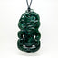 Huge 12cm Genuine NZ Greenstone Tiki Necklace