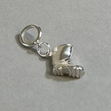 Sterling Silver Gumboot Charm Or Earrings