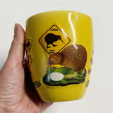 XL Bright Yellow NZ Kiwi Souvenir Mug