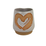 Gorgeous NZ Made Pottery Heart Mug