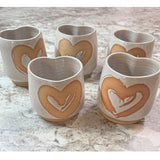 Gorgeous NZ Made Pottery Heart Mug