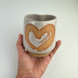 Gorgeous NZ Made Pottery Heart Mug