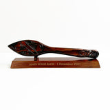 Carved Maori Waka Hoe Paddle