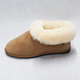 New Zealand Sheepskin Slippers with Roll Collar