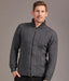 NZ Possum Silk Merino Mens Rib Front Jacket