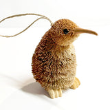 Brush Hanging Kiwi Bird Xmas Ornament