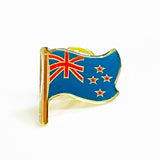 NZ Flag Pinback Badge