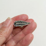 New Zealand Silver Fern Pinback Badge