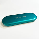 Boxed Wooden NZ Pen with Paua Shell and Kiwi Engraving