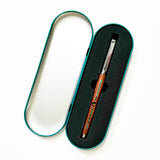 Boxed Wooden NZ Pen with Paua Shell and Kiwi Engraving