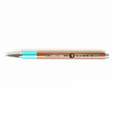 Boxed Wooden NZ Pen with Paua Shell and Kiwi Engraving