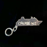 Sterling Silver NZ Cruise Ship Charm