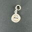 Sterling Silver Double Koru Charm or Earrings