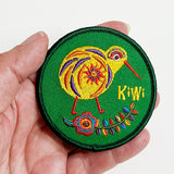 Colourful NZ Kiwi Bird Iron On Patch