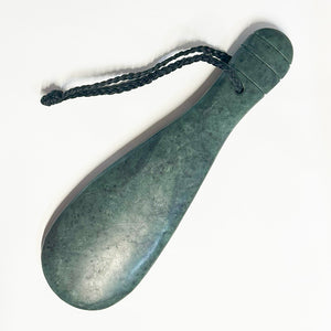 Large 30cm NZ Maori Greenstone Pounamu Mere