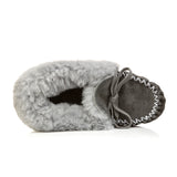 NZ Sheepskin Moccasins with Sheepskin Collar