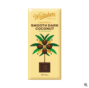 Whittakers Limited Edition Smooth Dark Coconut Chocolate