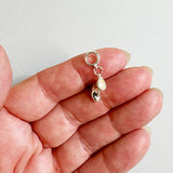 Sterling Silver Gumboot Charm Or Earrings