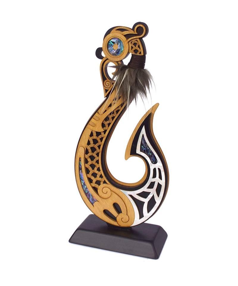 Maori Wood Carvings - Hei Matau Hook – ShopNZ
